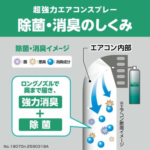 CARMATE Super Strong Air Conditioner Spray Deodorizing Silver For Cigarette Odor Slightly Scented Mint Car Air Conditioner Deodorizing Disinfecting Si