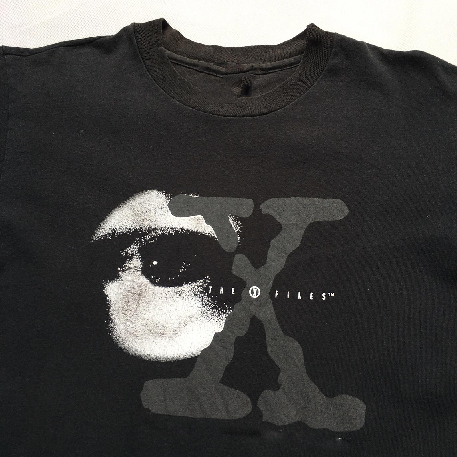X Files Movie Alien Eye Mulder  Scully Reflect X Print T-shirt Tee S-4XL XXXXL