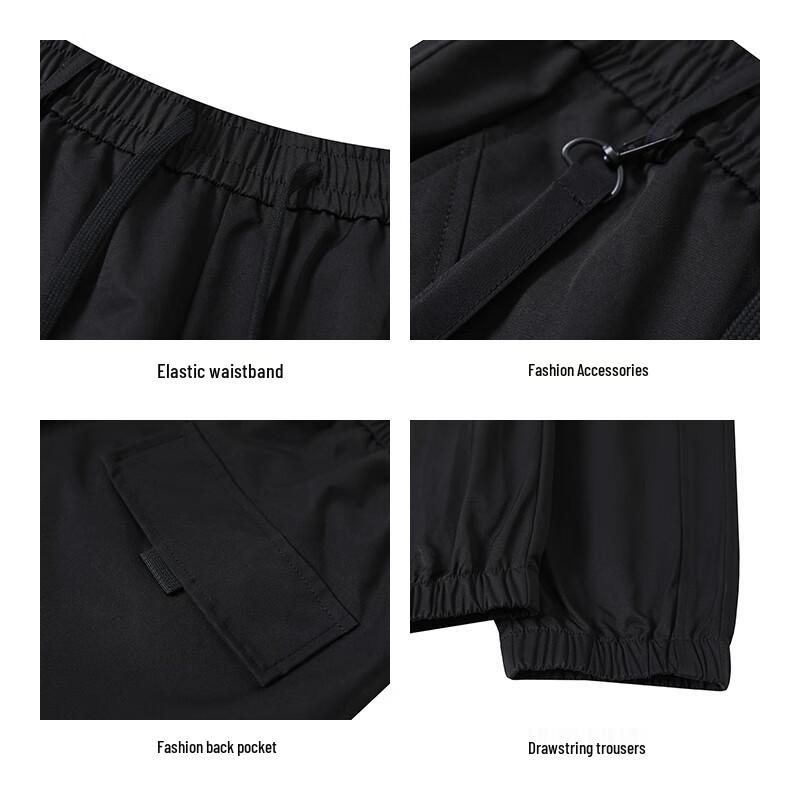 JEANSWEST Men's Loose Fit Outdoor Cargo Jogger Pants