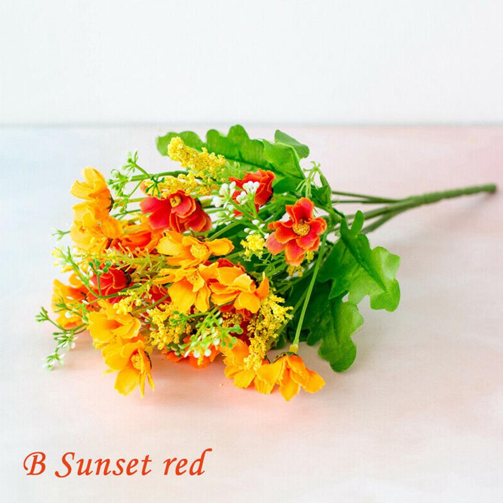 Реалистичный букет из искусственных шелковых цветов для декора зала искусств — фото 5