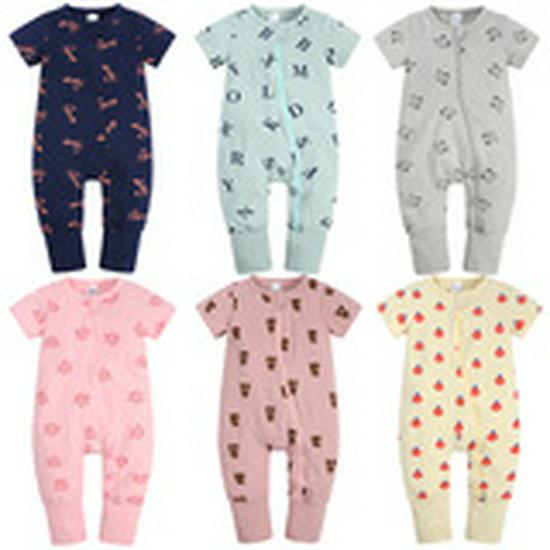 Korean Style Sleeveless Bamboo Infant Romper - Solid Color Summer Baby Onesie