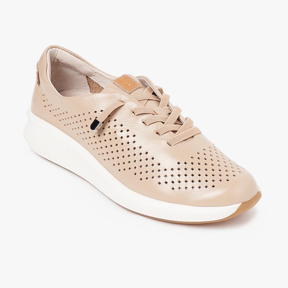 Saera Edition Airy Fit Perforated Leather Sneakers O55P167