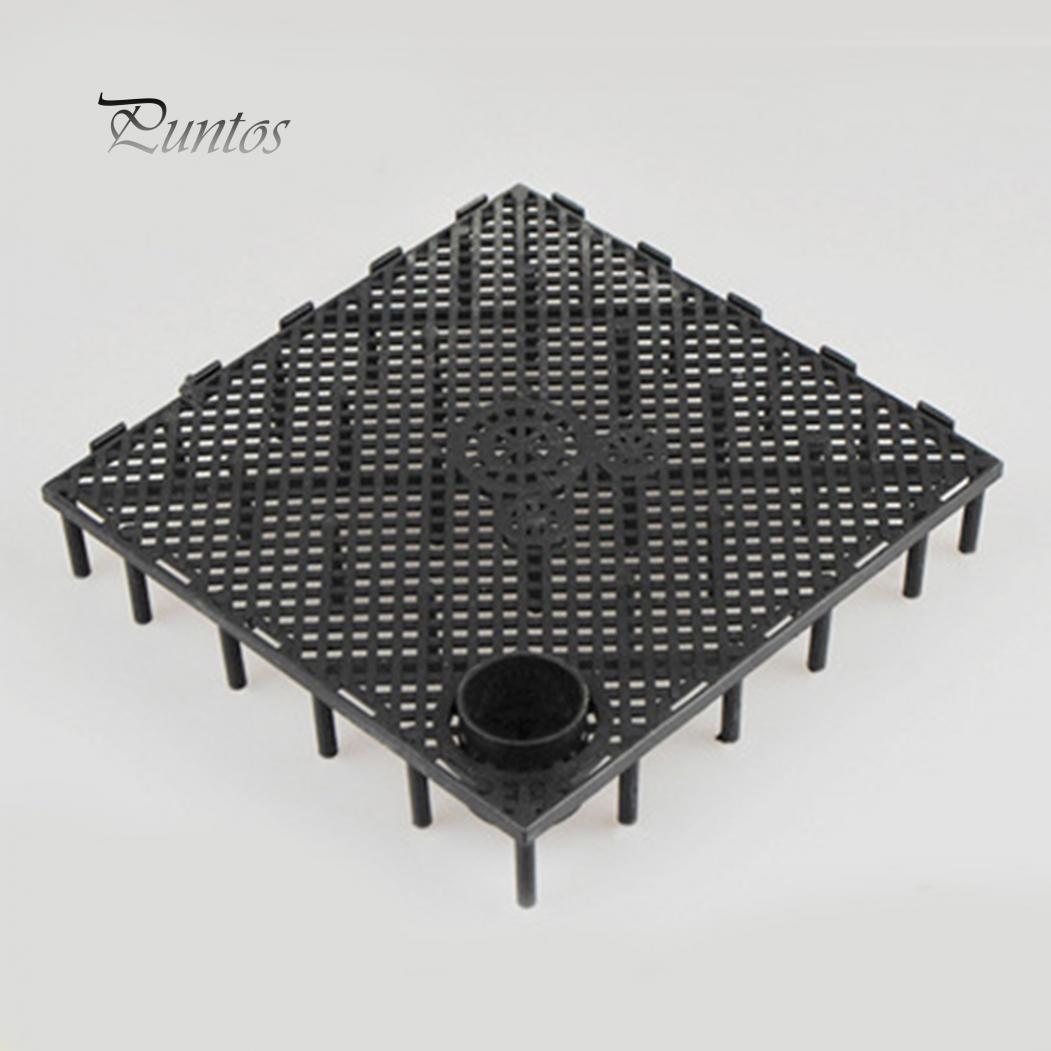 

Пластиковая фильтрующая пластина для аквариума с размером ячейки 3х3 мм., размер пластины14.5 см x 14.5 см., 1 шт #04 Black With Nozzle