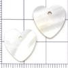 24-Piece Set: White Natural Moon Cross Shell Charms for DIY Jewelry