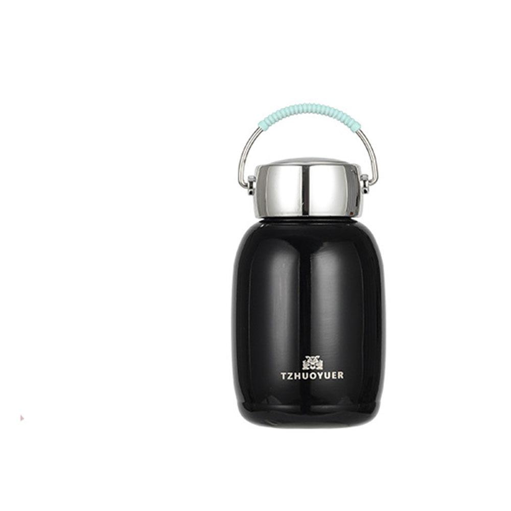 

260ml Insulated Mini Stainless Steel Thermos Mug Keep Warm Vacuum Flask Sport Tumbler чорний