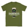 Printed Hello Darkness My Old Friend Stout Dark Beer T Shirt For Unisex  Pure Cotton Tee Shirt Short Sleeve Tops