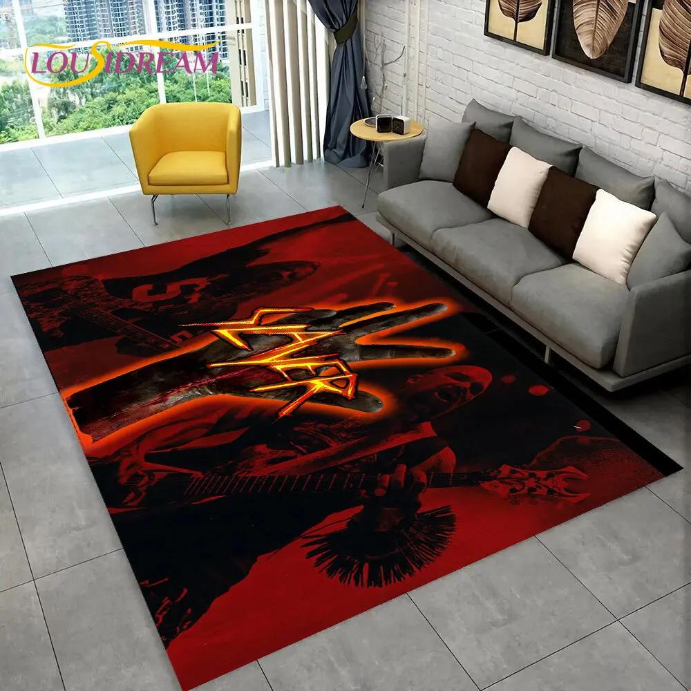 Tappeto per la zona musicale della band heavy metal Slayer, tappeto per la casa, soggiorno, camera da letto, divano, zerbino, decorazione per bambini, tappetino antiscivolo