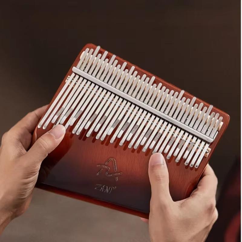 Wooden Thumb Piano 34-tone Yoga Meditation Kalimba Sound Therapy Beginner Exercise Creative Holiday Gift Healing Musical Keyboard Instruments