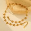 Unique Geometric Spiral Necklace for Women,Gold Color  Stainless Steel Necklaces,Fashion Set Jewelry Gifts