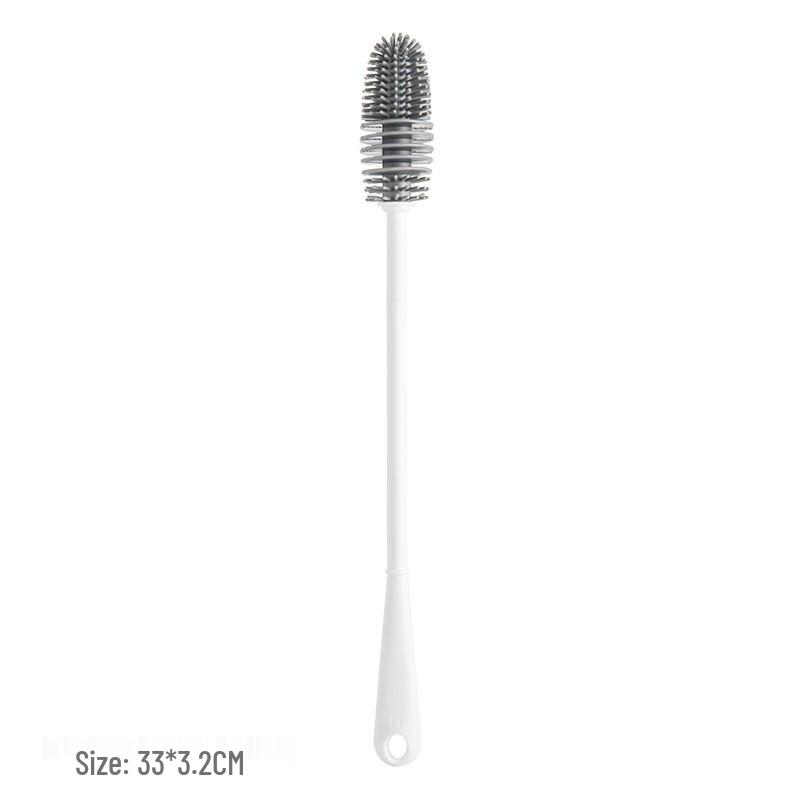 

Silicone Long-Handle Cup Brush - Ideal for Baby Bottles & Glasses
