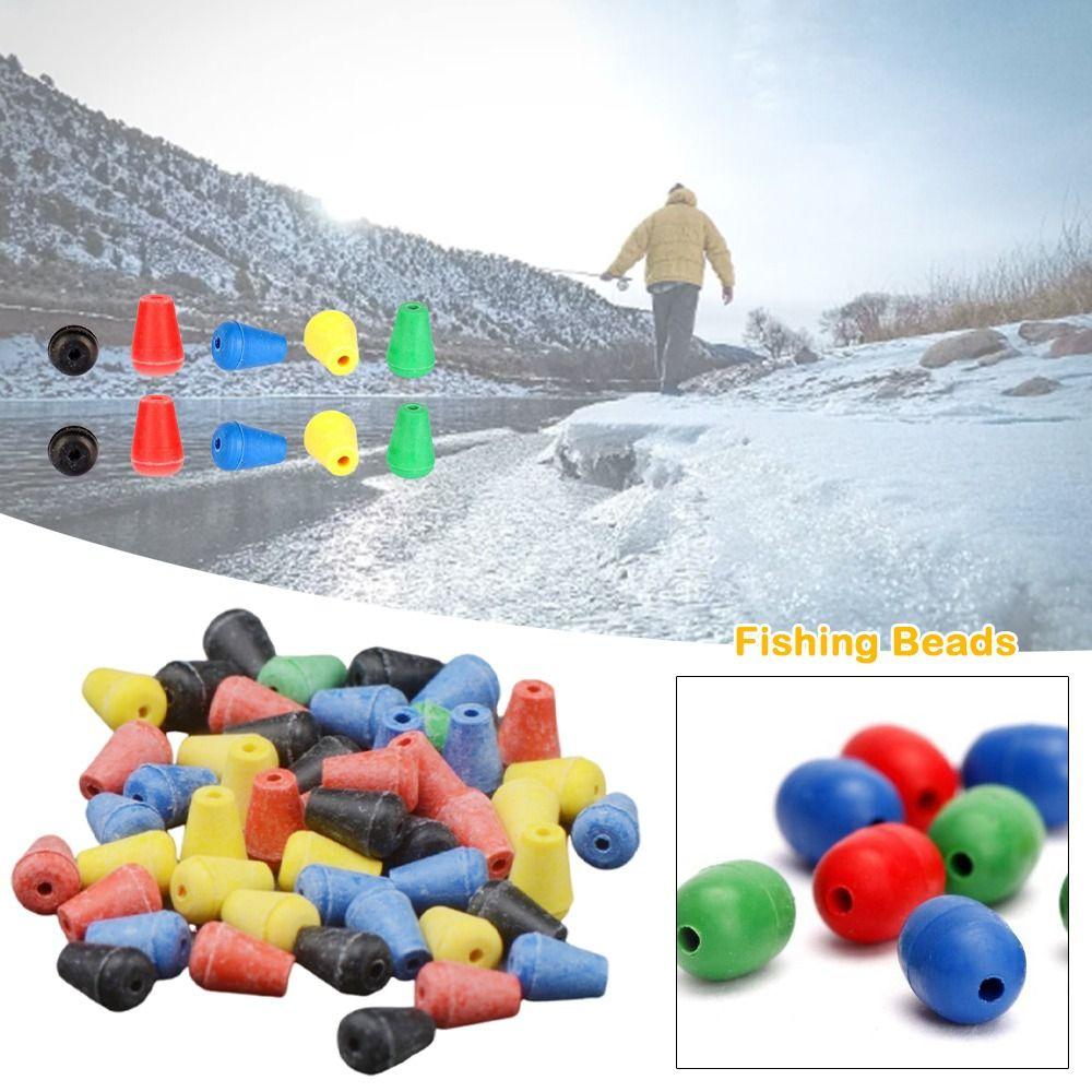 Floating Anti-Collision Beans Soft/Hard Space Stopper Bead 2024 Fishing Beads Rock Fishing