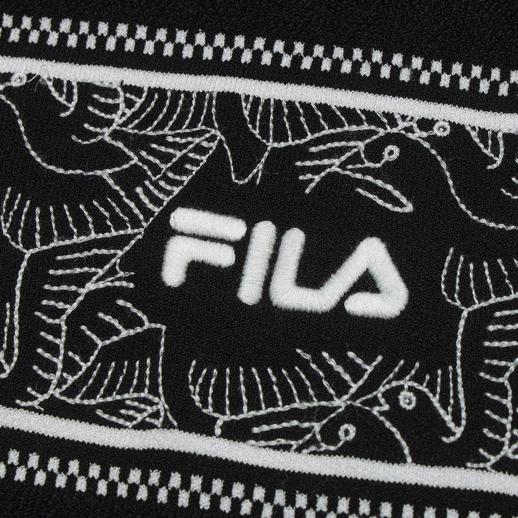 FILA x M.C.ESCHER Short Sleeved Dress Women's Jet Black F11W538311F-BK