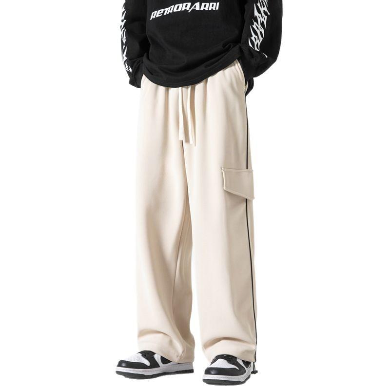 Pants Men's Spring and Autumn New Mountain Outdoor Youth Casual Men's Wide Leg Pants Loose Versatile Trousers