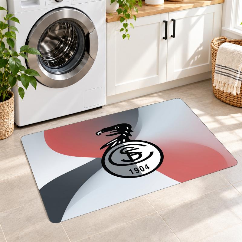 Flannel Kitchen Mat SC Freiburg FC Soft Area Rug Non Slip Floor Carpet Home Decoration