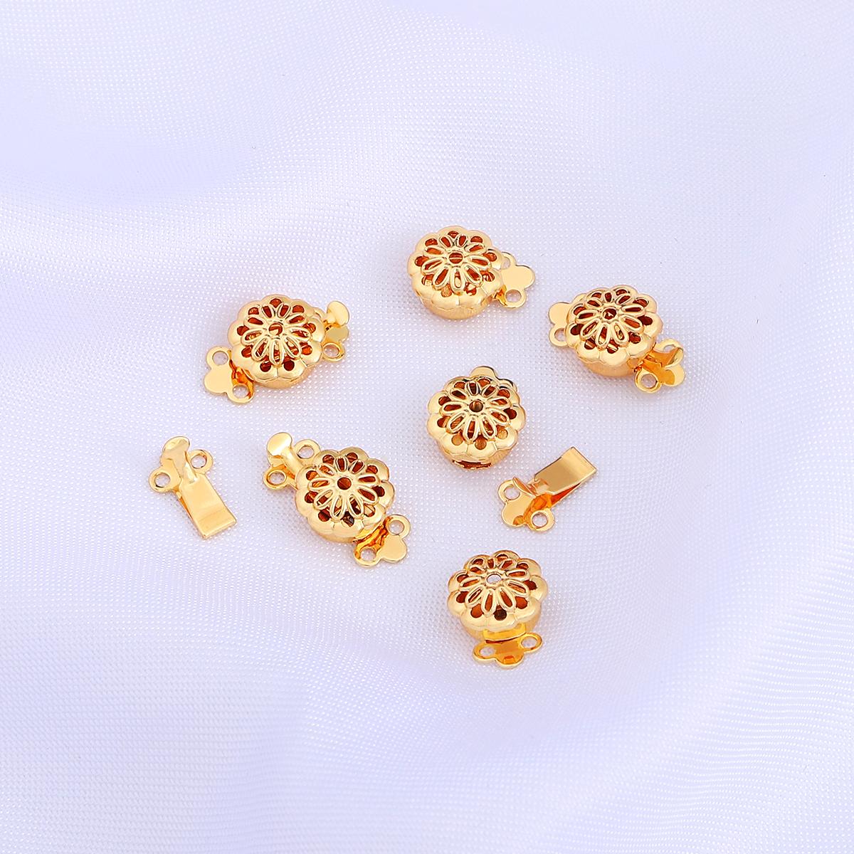 

1 компл./пакет, медные застежки, подвески для DIY, ожерелье, браслет, аксессуары для изготовления ювелирных изделий, принадлежности ручной работы