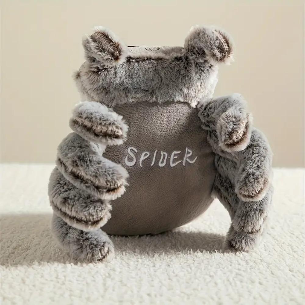 Cute Spider Stuffed Plush Toy Soft Spider Ornaments Creative Plush Spider Doll  Xmas Gift