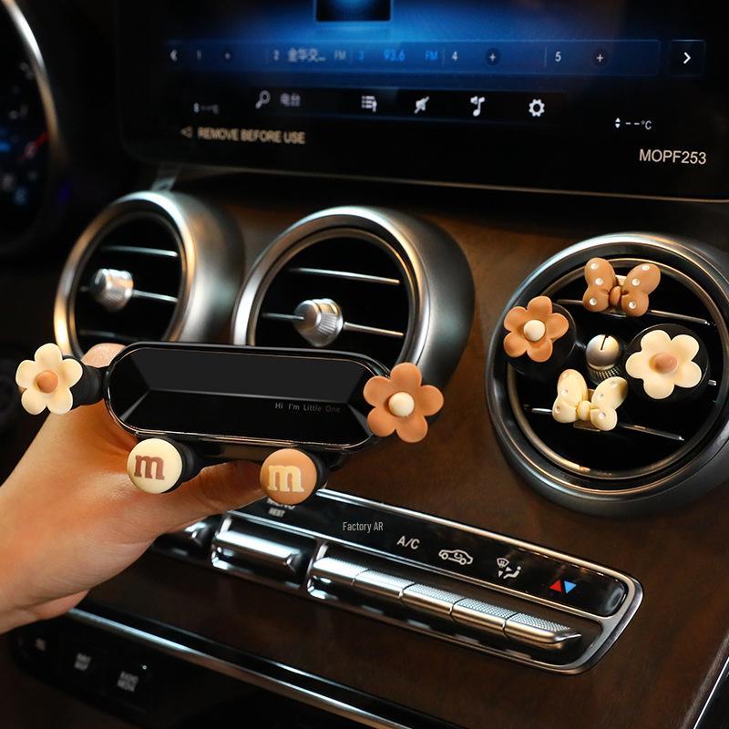 

Electric Induction Rhinestone Magnetic Car Phone Holder Air Vent Phone Holder