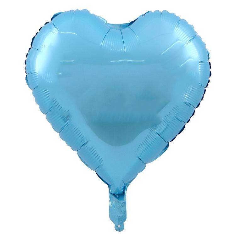 10inch Five-pointed Star Heart Foil Balloons White Black Pentagram  Balloon Kids Toy Wedding Birthday Party Decoration