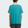 Adidas Originals Logo Color Block Striped Sports T-Shirt Men Tops Arctic-Blue IW6311