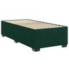 Bed Frame without Mattress Dark Green 90 x 190 cm Velvet
