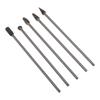 For Solid Carbide Rotary Burrs 5pcs 100mm Overall Length 3mm Shank 6mm Dia