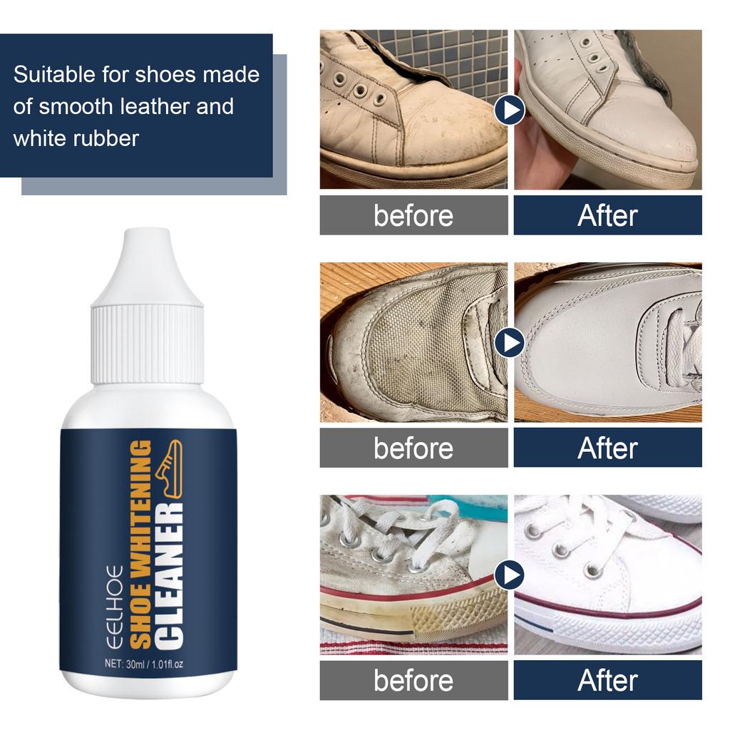 EELHOE Shoes Brightening Cleaner, Multifunctional Shoes and Boots Stain Removal Yellow Brightening Portable Cleaner