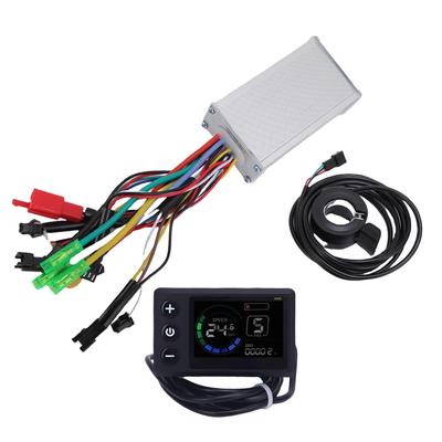 Electric Controller Kit for Scooter Bike Water Proof Brushless Motor 36V48V 17A 3 Modes with LCD