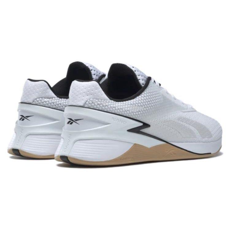 Reebok Nano X3 White Black Gum Unisex Sneakers Footwear-White Core-Black Rubber-Gum HP6074