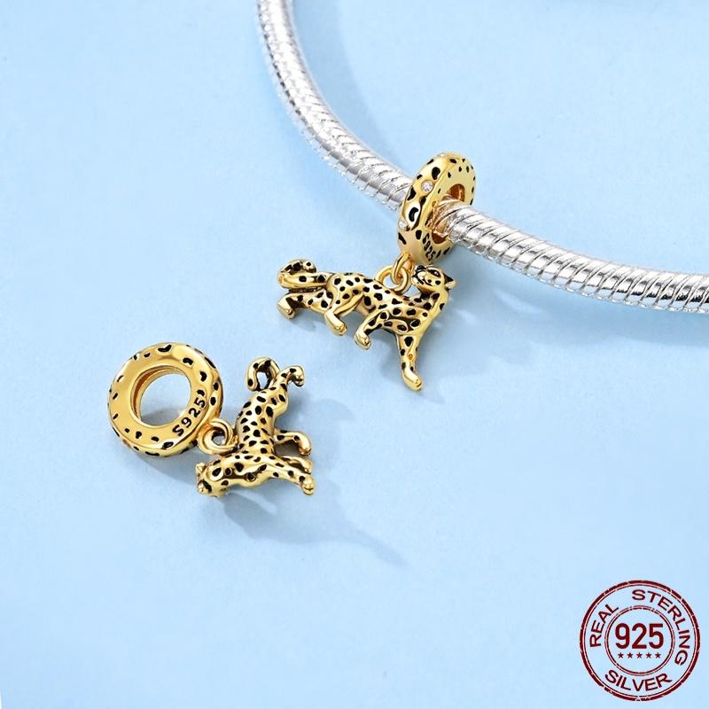 Kupfer Schlange Sonnenblume Leopard Anhänger Perlen Passen Original Armband DIY Schmuck Party Geschenke