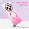 Case For Redmi 14C 4G shiny transparent strong magnetic shockproof cover For Redmi Note 14 Pro Plus 4G 5G Magsafe charging case