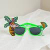 1Pcs Tropical Hawaii Theme Toucan Bird Flower Glasses Aloha Pineapple Sunglasses for Summer Beach Birthday Wedding Party Decor