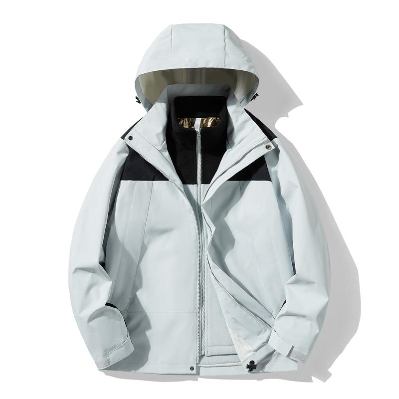 New Three-in-one Stormtrooper Men Outdoor Windproof Waterproof Two-piece Winter Coat Women's Stormtrooper
