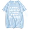 I Feel Like CK 2012 Tee Chief Keef Fashion T-shirt Unisex Streetwear Cotton Short Sleeve Tshirts Casual Shirt