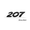 Metal Car Body Side Emblem Number Sticker for Peugeot 206 207 208 301 307 308 408 508 Rear Trunk Badge Decals Accessories