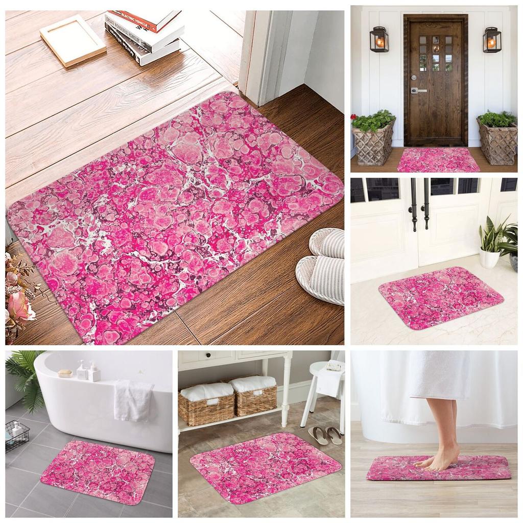 Leopard Print Leopard Skin Doormat Kitchen Entrance Home Floor Mat Non-slip Carpet Rug for Bedroom Footpad Mats