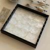 Natural Fritillaria Storage Tray Wooden Luxury Decorative Tray Rectangular Trays Modern Multifunction Organizers Container