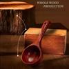 Japanese Style Big Wooden Soup Spoon Long Handle Ramen Spoon Porridge Spoon For Home Eating Vermicelli Soup