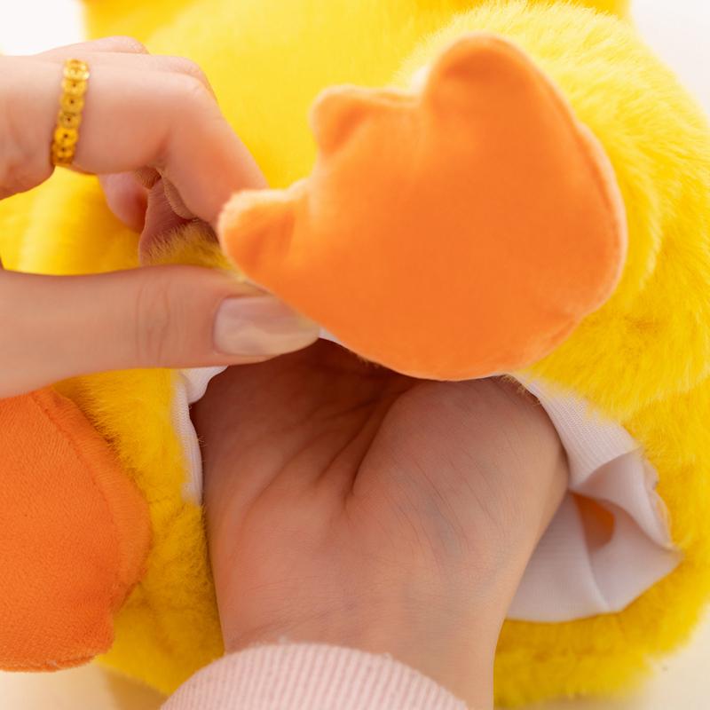 Großmaul Marionettenpuppe Plüschtier gefüllt Tier Schaf Gelbe Ente Weiche Spielzeuge Geschichtenerzählen Rollenspiel Requisiten Handpuppe Geschenke