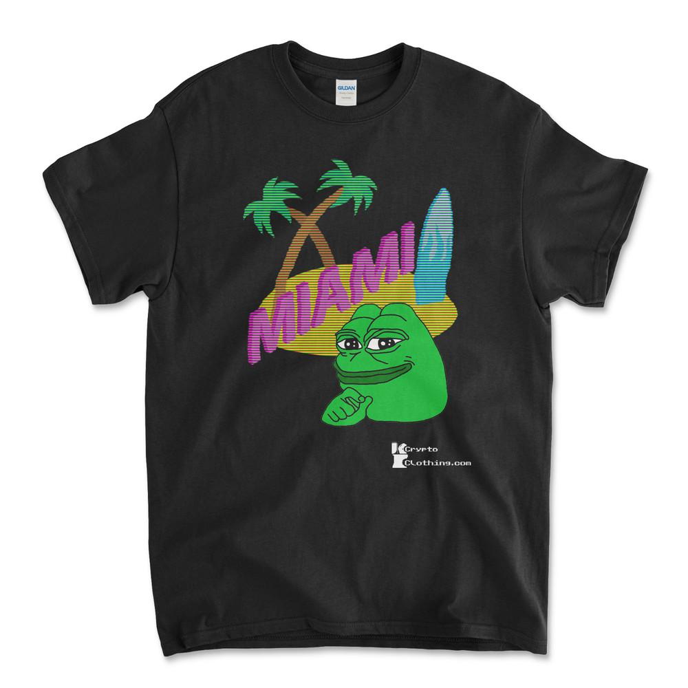 PEPE COIN Crypto Cryptocurrency Altcoin HODL Black T-Shirt UPC94 Unisex T-Shirt XXXXL