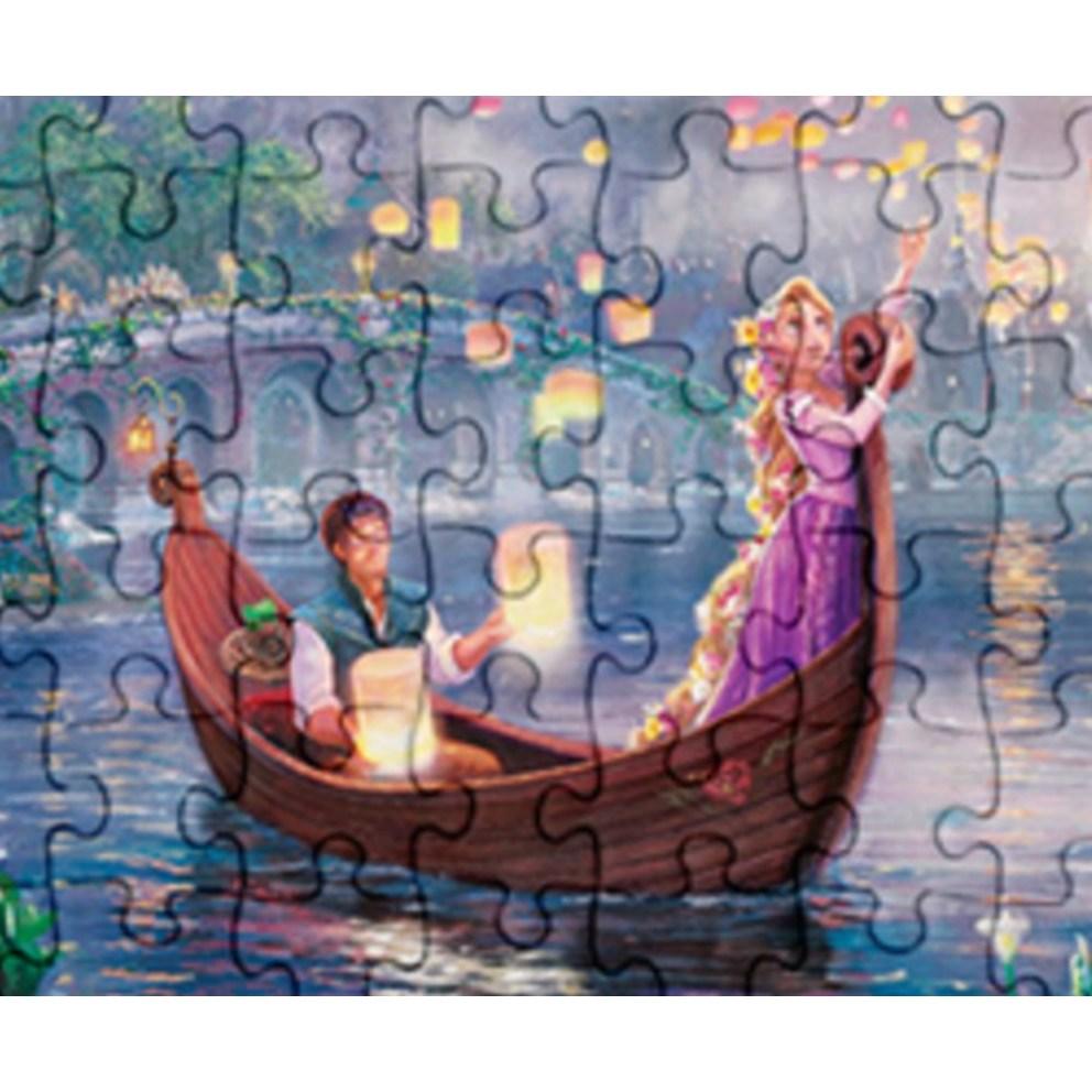 Thomas Kinkade Disney Rapunzel Jigsaw Puzzle