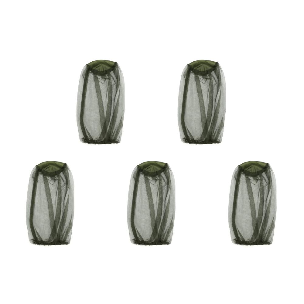 5/10Pcs Mosquito Hat Net Breathable Anti Mosquito Insect Hat Net Nylon Insect Gnat Head Cover Travel Camping Cap Hats Mask 50x40