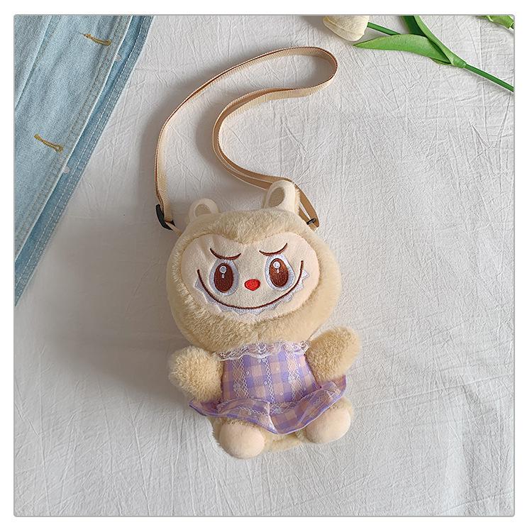Bubble Rabbit Plush Cartoon Backpack - Cute Crossbody Gift for Girls