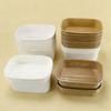 Disposable Rectangular Plastic Food Containers with PET Dome Lids, 300-Pack