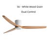 42-60" Modern Whisper-Quiet Villa Hotel Decoration Fan Commercial Ceiling Fan Style Solid Wood Blades Electric Fan