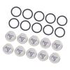 Brake Fluid Inspection Glass Master Cylinder Sight Glass Lens Gasket