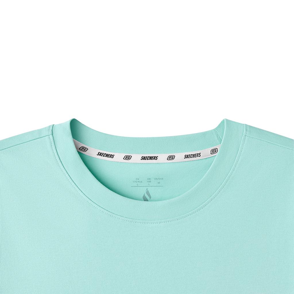Skechers Loose Knit Crew Neck Pullover Short Sleeve T-Shirt Unisex tops L226U021-02WX