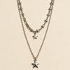 Essential Double-Layered Star Necklace for Stylish Women – Perfect Gift for Your Bestie!