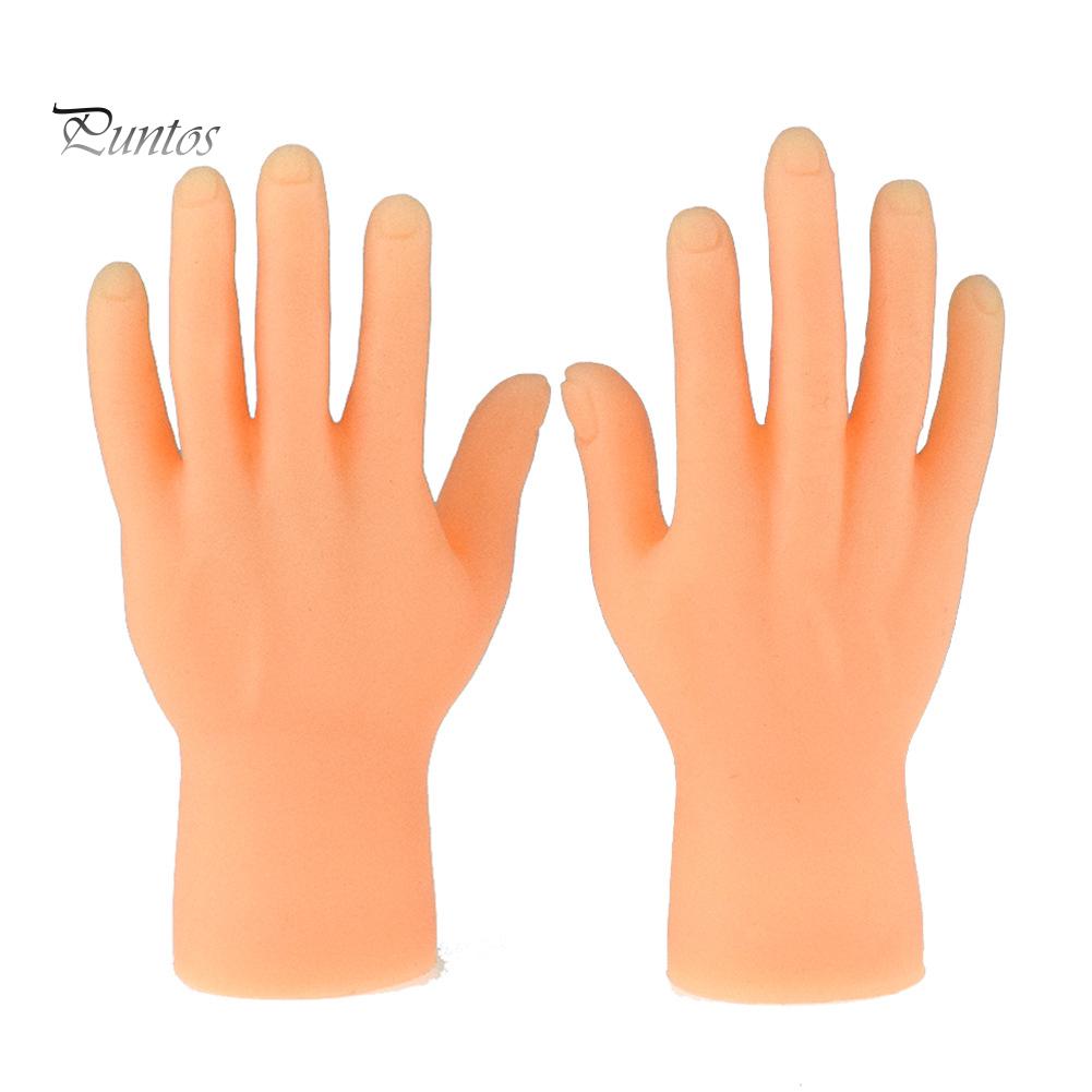 Puntos Children Toy 2Pcs Funny Simulation Left Right Mini Hands Finger Sleeve Puppets
