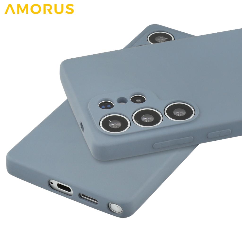 For Samsung Galaxy S25 Ultra Case Precise Cutouts TPU Fiber Lining Shockproof Phone Cover