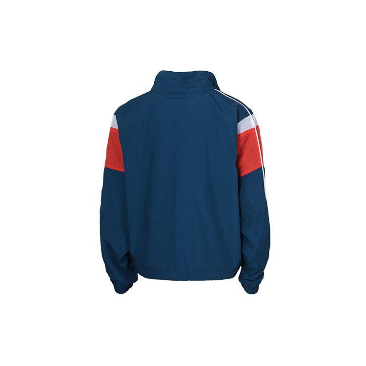 Nike Geweven Windjack met Logo en Ademende Voering Damesjassen Xeric-Blauw CJ2362-432